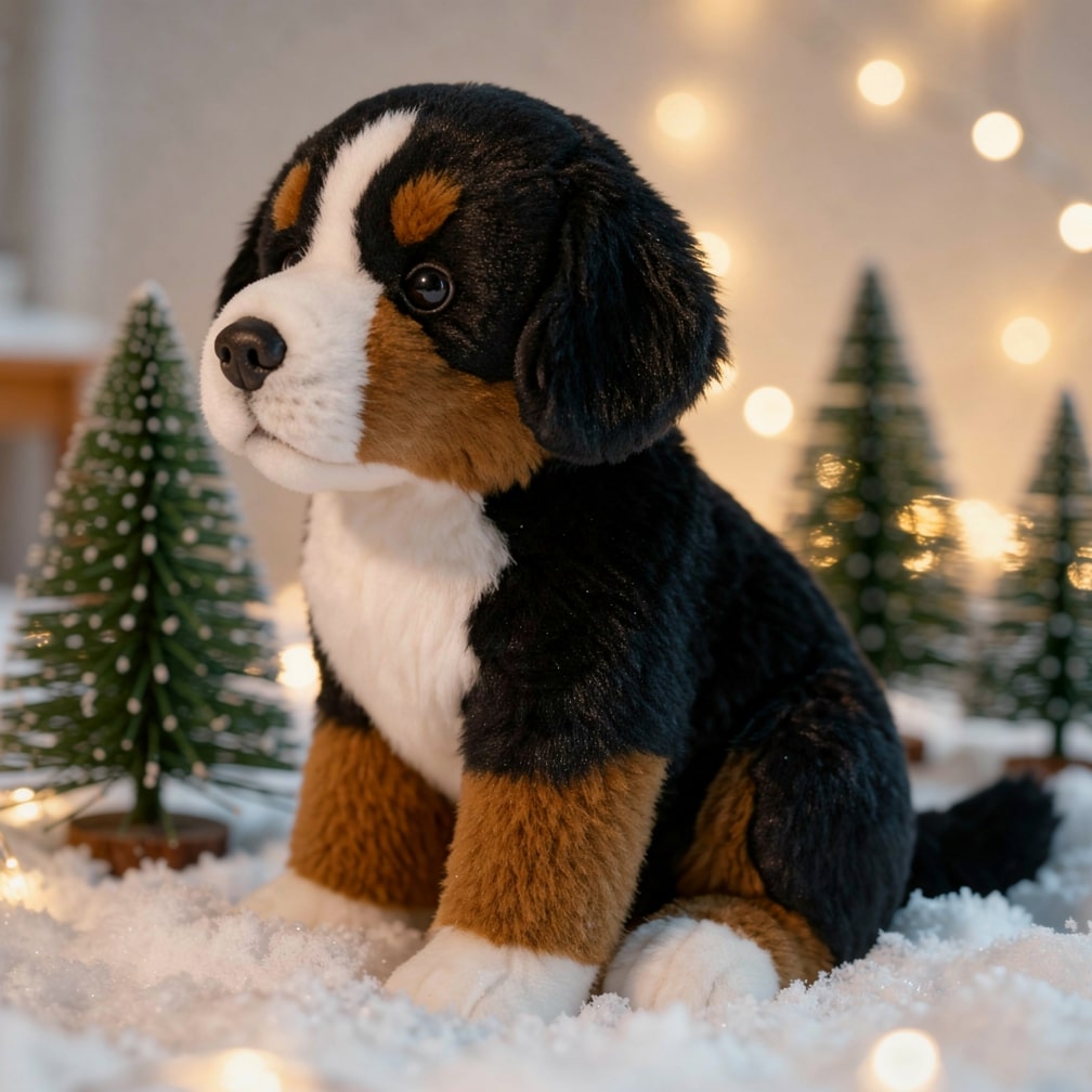 Berner Sennen Krammedyr | Realistisk Hund Plüschtier | SoftBernie
