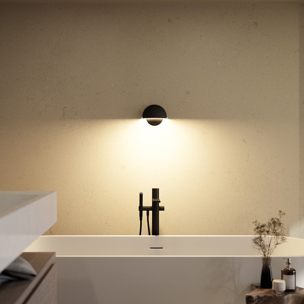 AquaLight - LED-Udendørs Væglampe med varmt lys