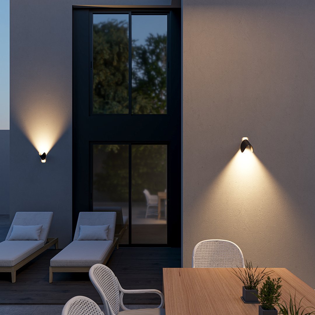 SolaraGlow Diffuseret Varm Væglampe Til Stuer Og Arbejdsområder
