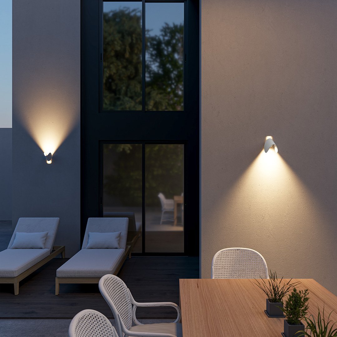 SolaraGlow Diffuseret Varm Væglampe Til Stuer Og Arbejdsområder
