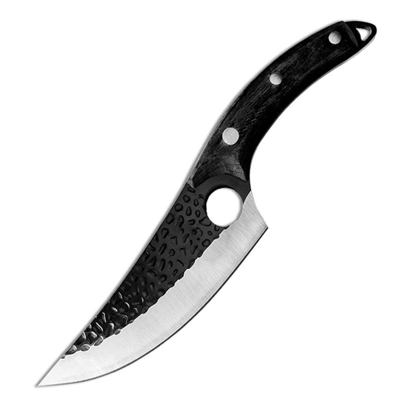 Huusk Kniv Håndlavet Køkkenkniv Med Premium Kontrol Til Hjemmekokke