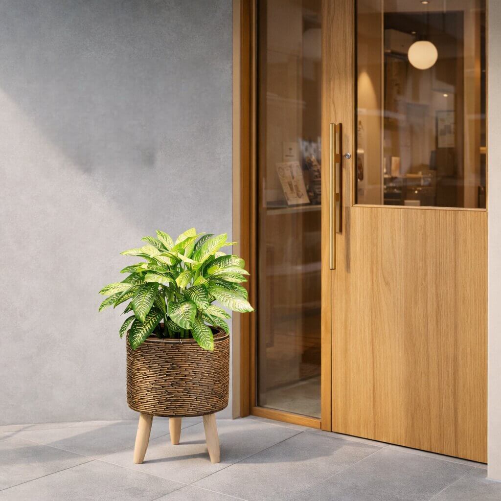 Blomsterkrukke til indendørs og udendørs brug | Plantekrukke med fødder | Plantepotte | Virella