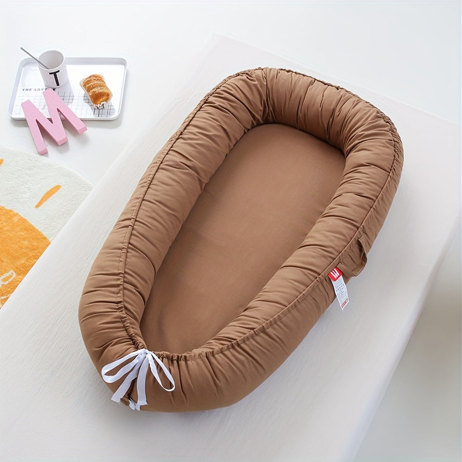 Blød Drøm Baby Lounger - Komfort og Beskyttelse til Dit Lille Barn