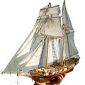 Klassisk Træsejlskib Model – Detaljeret 3D Puzzle for Skibsentusiaster