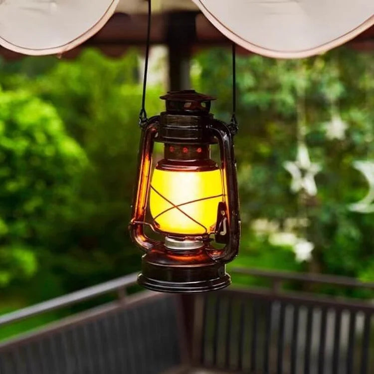 FlameGlow - Opladbare Camping LED Lanterne