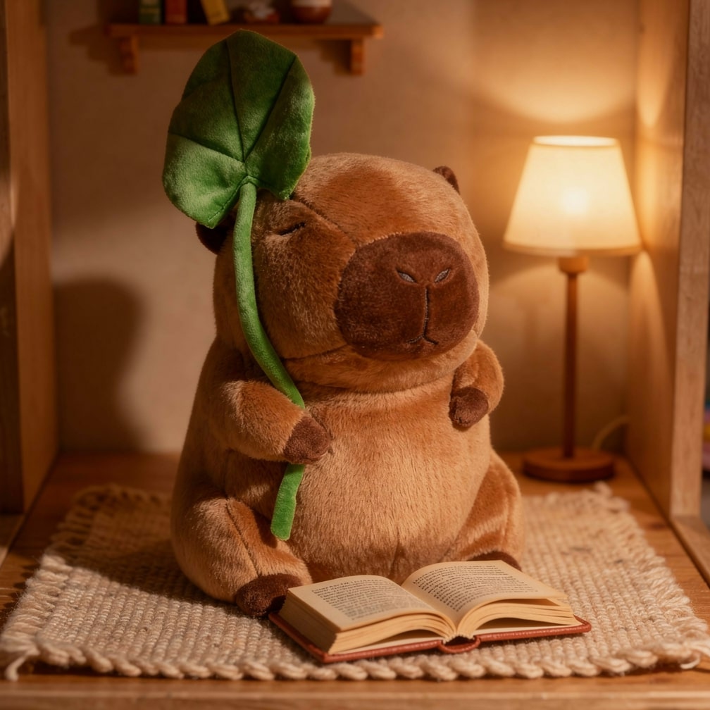 Capybara Krammedyr til babyer, børn og voksne | Sødt krammedyr | Plüschtier | CapySnug