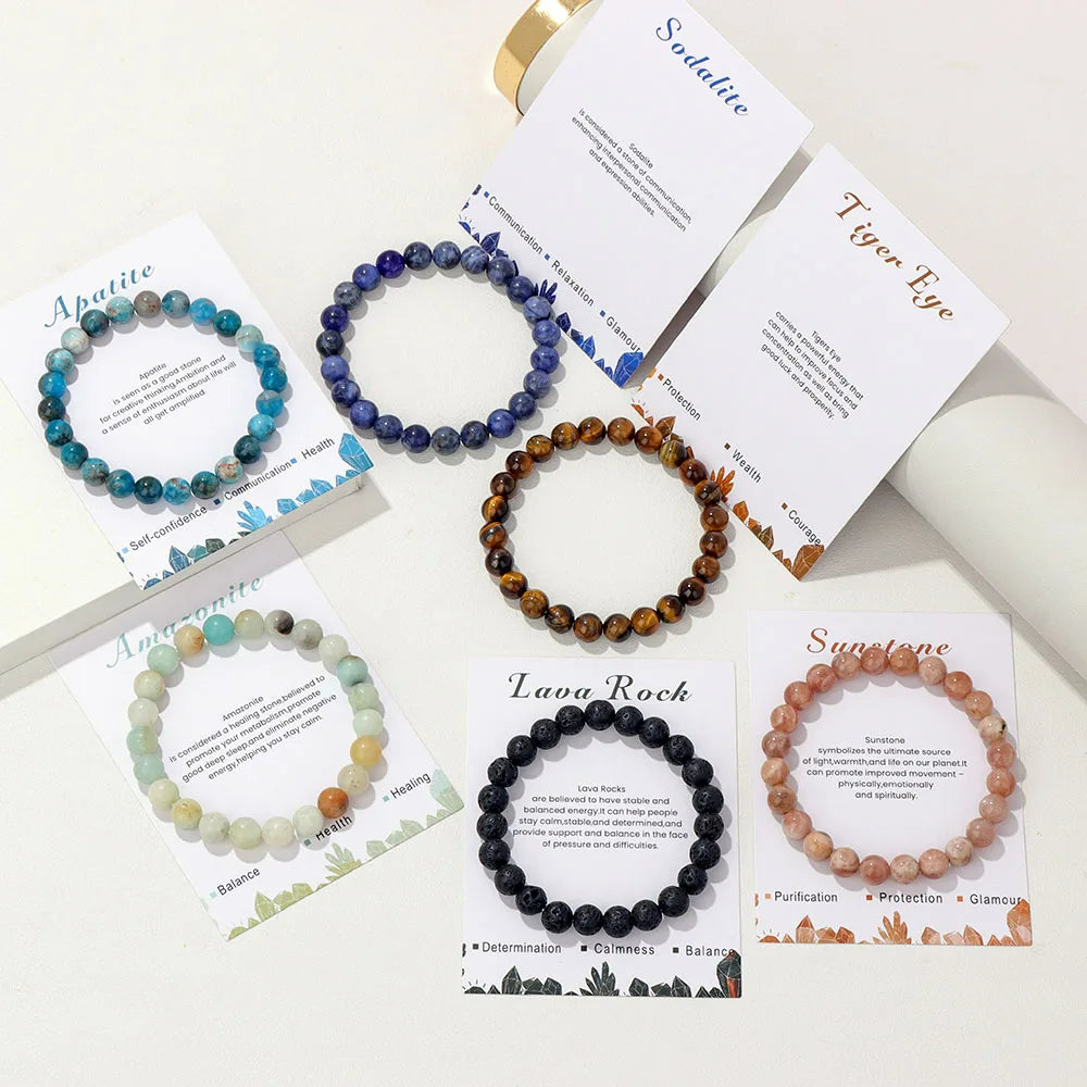 Naturlig Krystal Helbredende Energi Armbånd - Aria