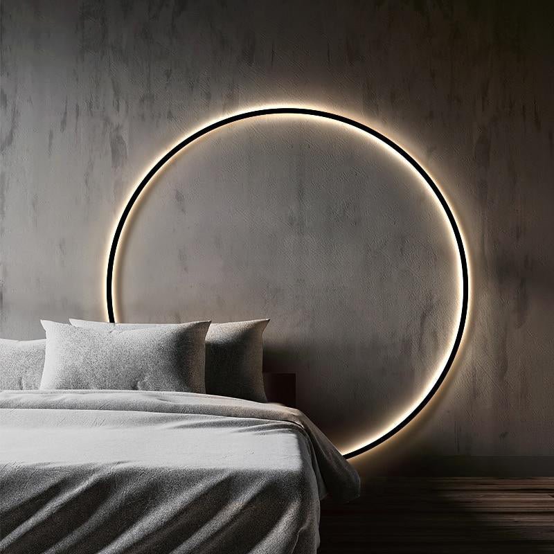 NovaHalo LumaNova Cirkulær Væglampe til Moderne Minimalistiske Interiører