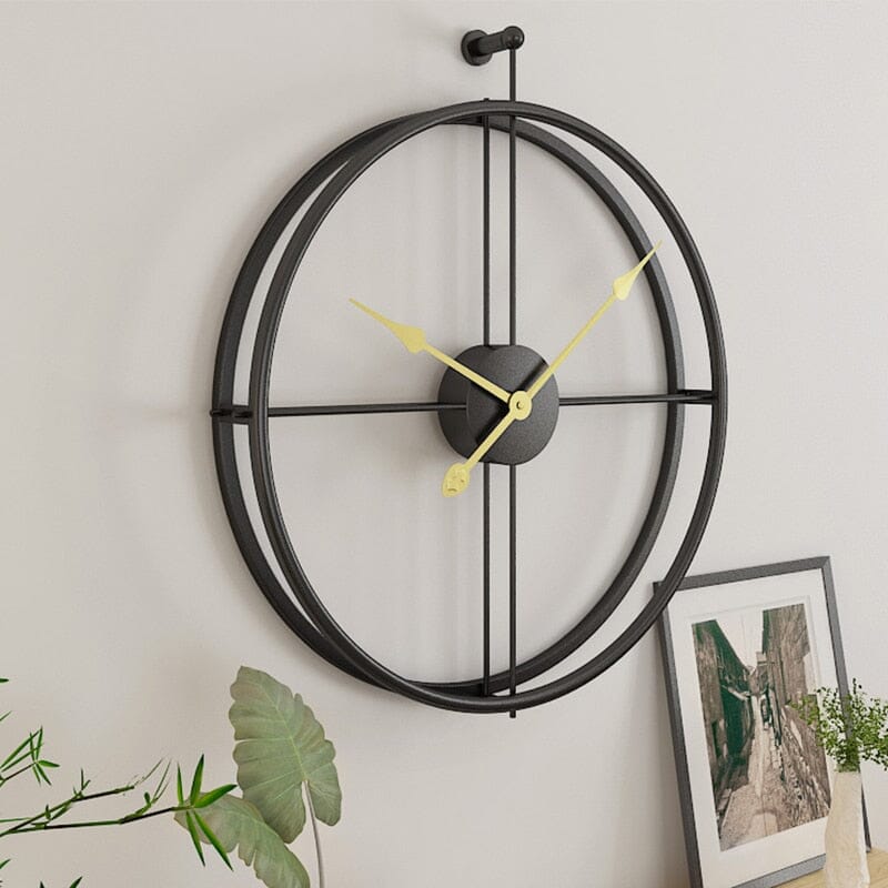 Indretning & Dekoration Stor Væglampe med Geometrisk Metal Design og Stille Mekanisme