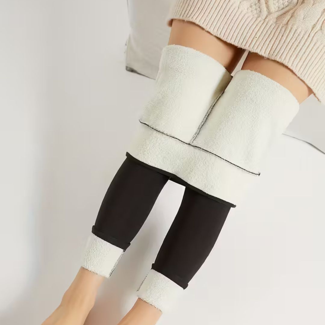 Thermo Leggings Dame | Isolerede Thermobukser | Varme Leggings til Vinter | CozyLine
