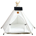 Deluxe Pet Teepee til Katte & Hunde i Lærred