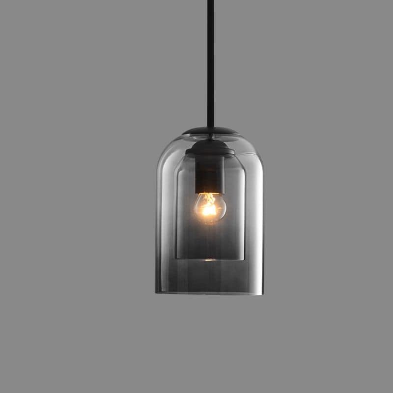 Stilfuld dobbeltglas pendellampe - AuraGlas