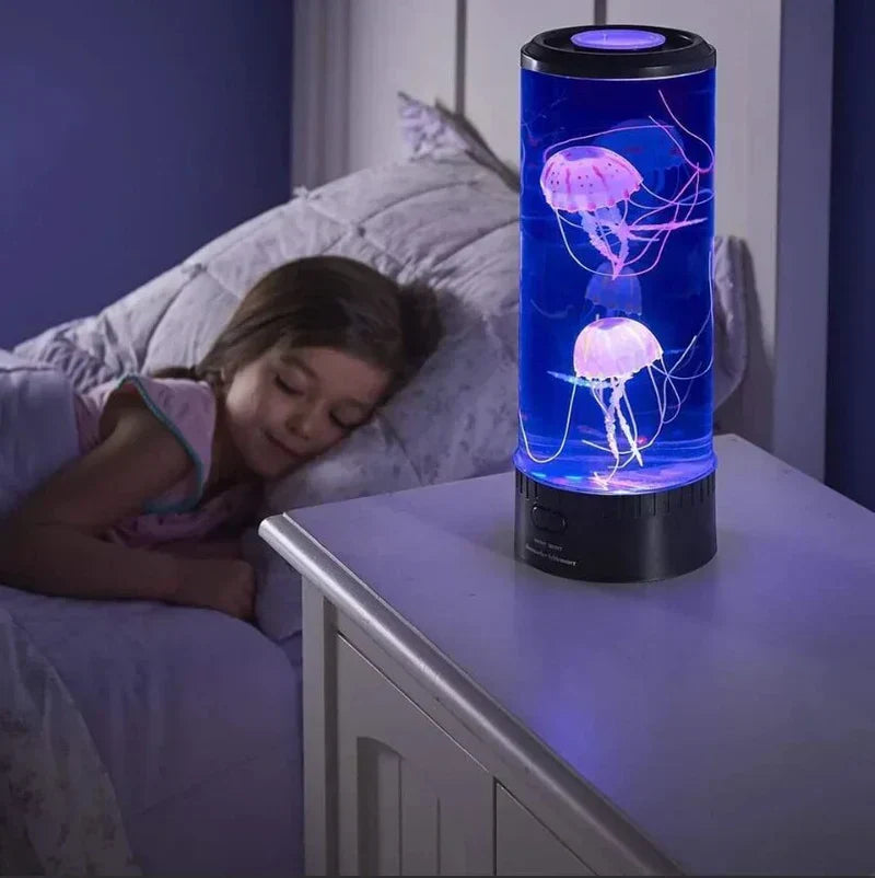 OceanGlow LED-Qualelampe – Beroligende farver møder hypnotiserende bevægelse