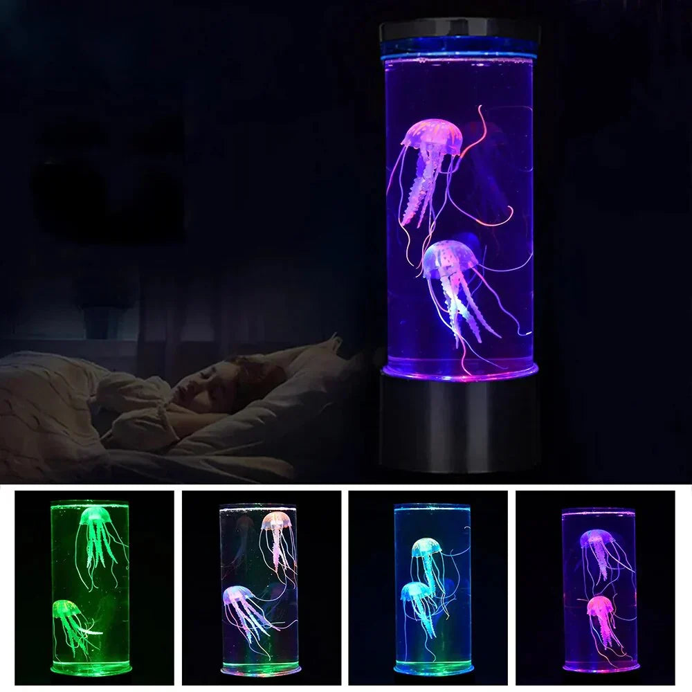 OceanGlow LED-Qualelampe – Beroligende farver møder hypnotiserende bevægelse