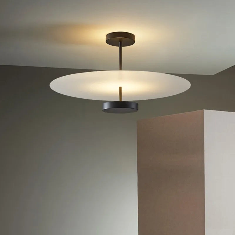 NordAero Cirkulær Loftkrone Med Indbyggede LED'er I Nordisk Stil