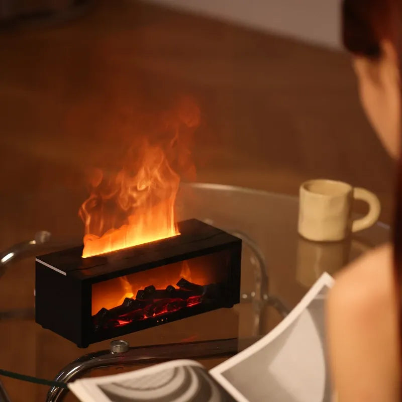 Aroma Diffuser | Elektrisk Duftlampe med Flammeeffekt | DuftFlamme