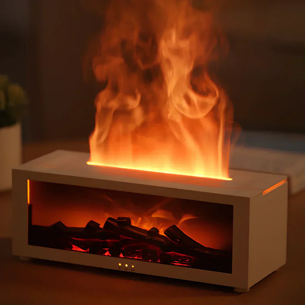 Aroma Diffuser | Elektrisk Duftlampe med Flammeeffekt | DuftFlamme