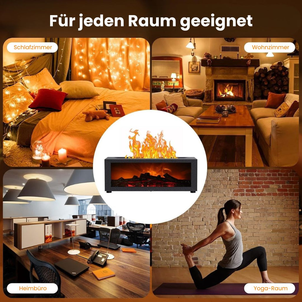 Aroma Diffuser | Elektrisk Duftlampe med Flammeeffekt | DuftFlamme