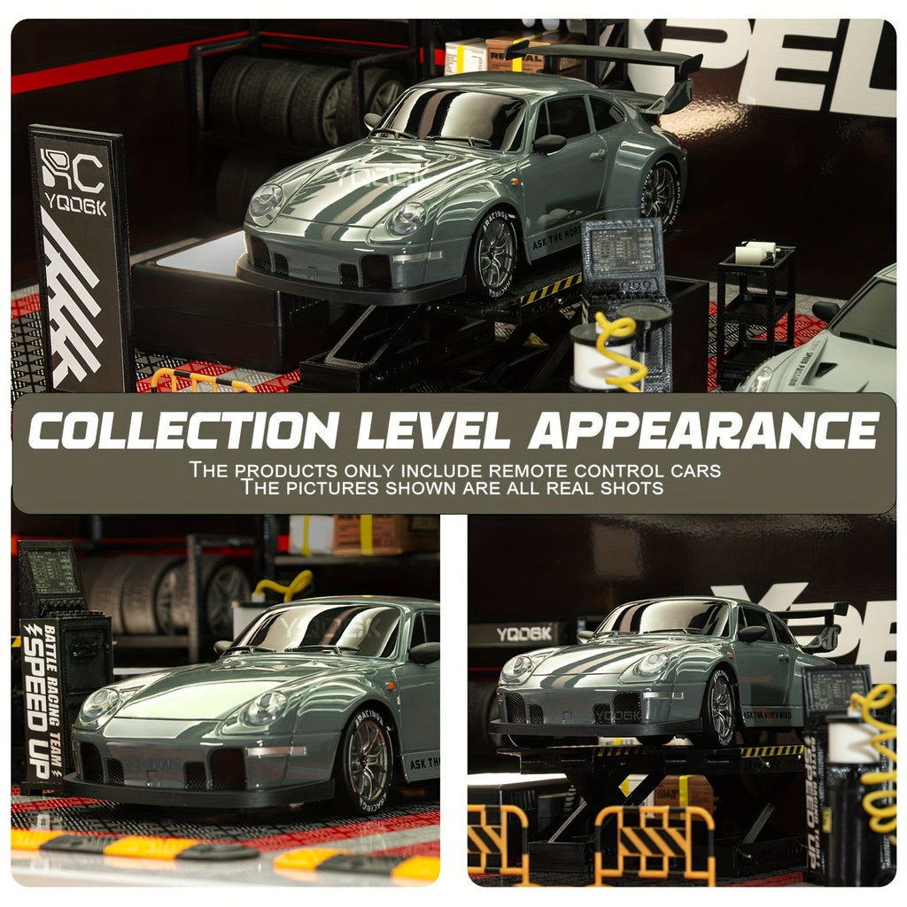Ultimate 1:24 RC Driftbil med LED-hjul – Genopladeligt 4WD racing legetøj
