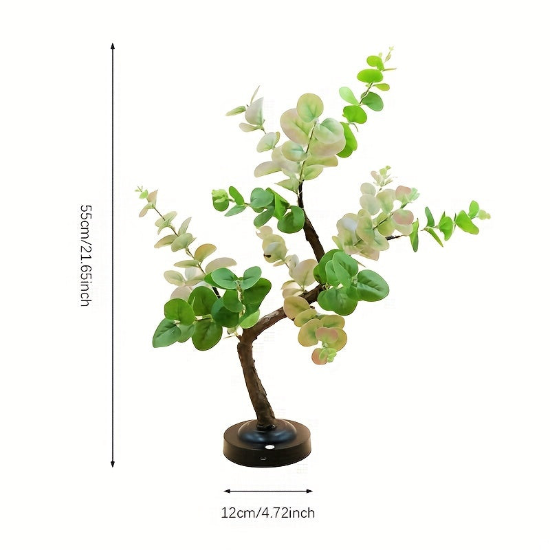 Sereen Eucalyptus Trælampe - For Beroligende Belysning og Naturlig Æstetik