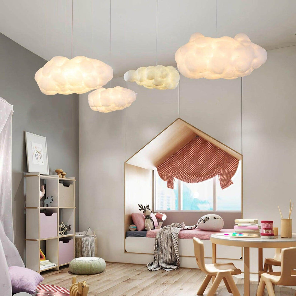DreamGlow – Skyformet Pendellampe for Blødt Diffust Lys