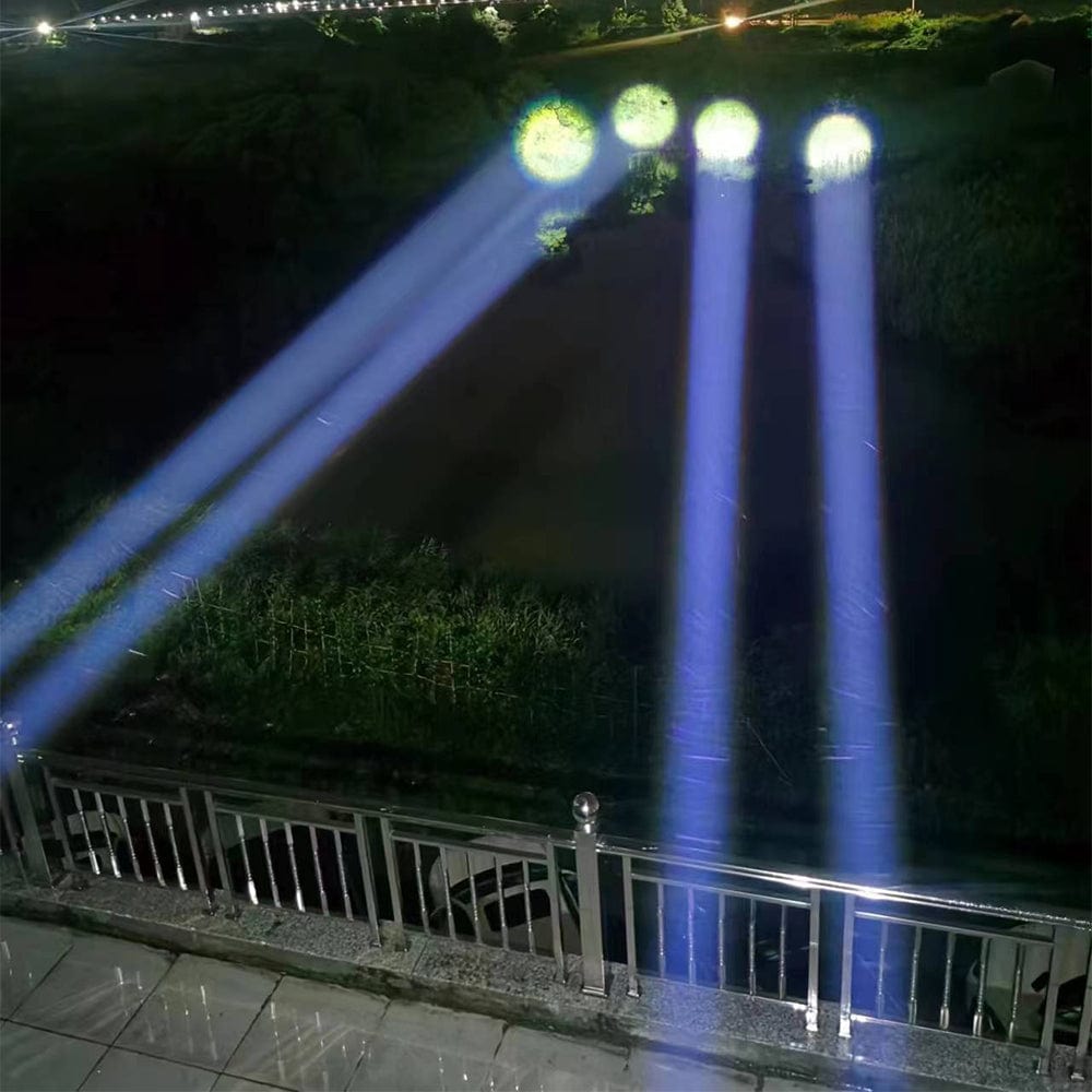 UltraBeam – Kraftig 10.000 Lumen lommelygte med Power Bank-funktion og lang rækkevidde