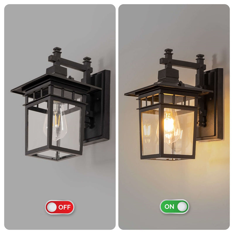 Udendørs Vandtæt Lantern Væglampe