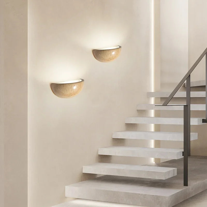 Elegant Sten LED Væglampe med Energibesparelse