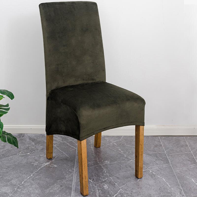 XL Stretch Velvet Spisestolebetræk - Elegant & Holdbart