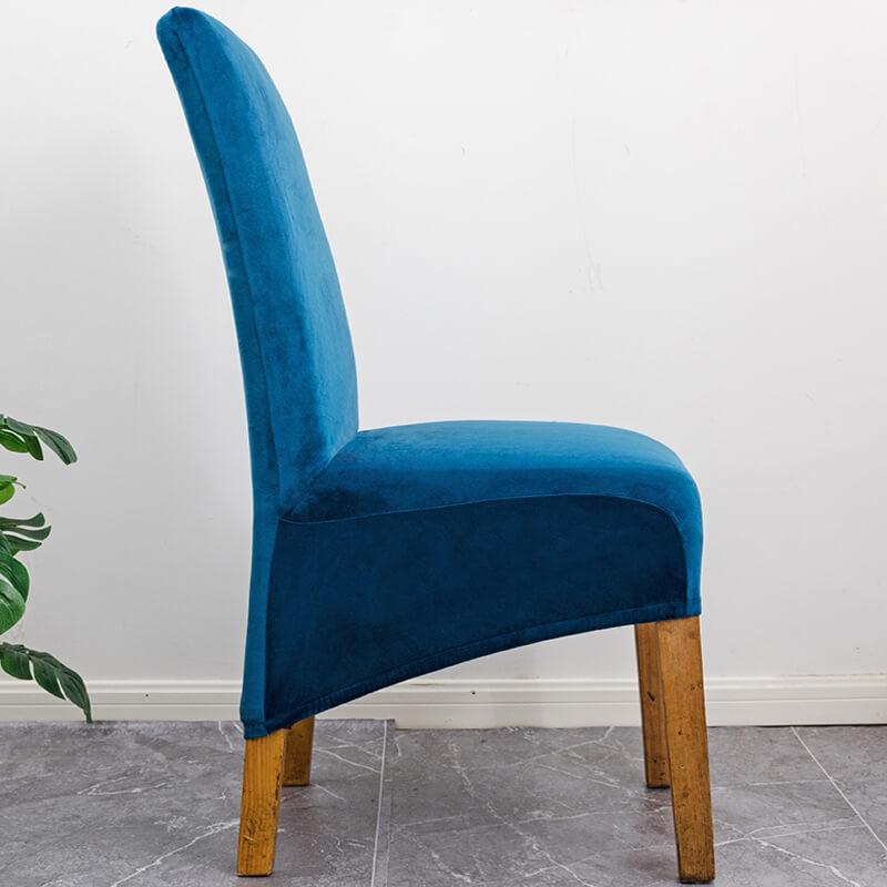 XL Stretch Velvet Spisestolebetræk - Elegant & Holdbart