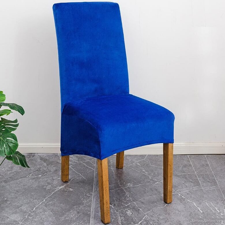 XL Stretch Velvet Spisestolebetræk - Elegant & Holdbart