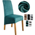 XL Stretch Velvet Spisestolebetræk - Elegant & Holdbart