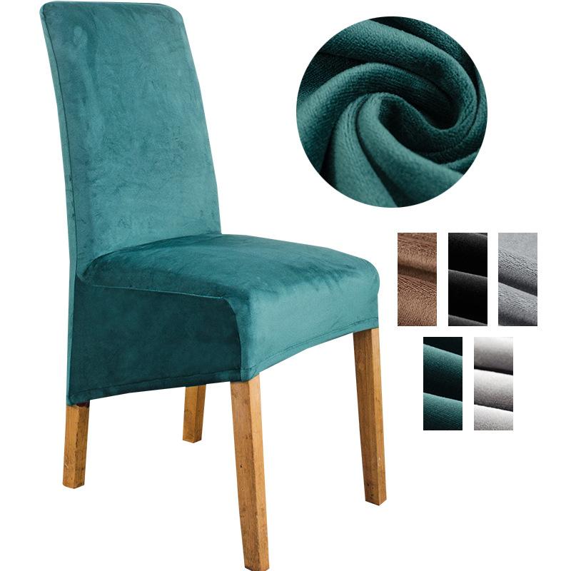XL Stretch Velvet Spisestolebetræk - Elegant & Holdbart