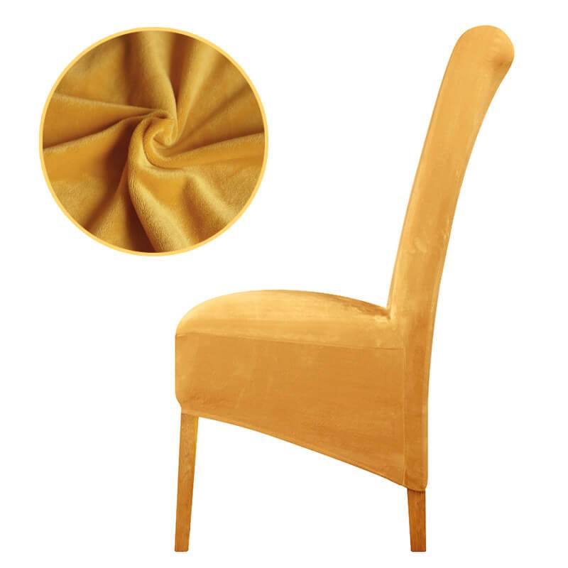 XL Stretch Velvet Spisestolebetræk - Elegant & Holdbart