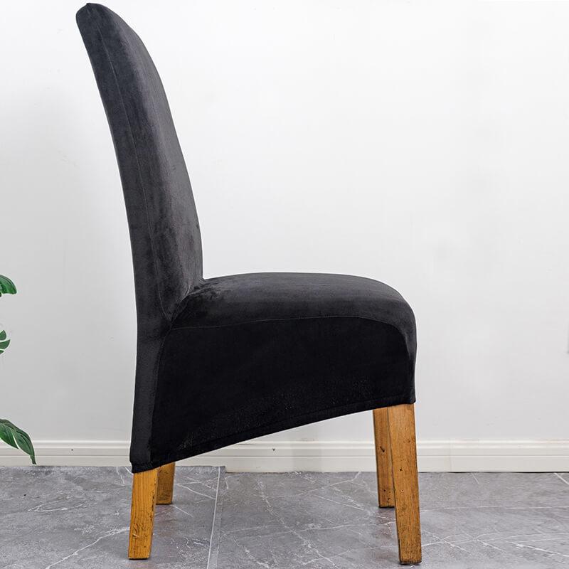 XL Stretch Velvet Spisestolebetræk - Elegant & Holdbart