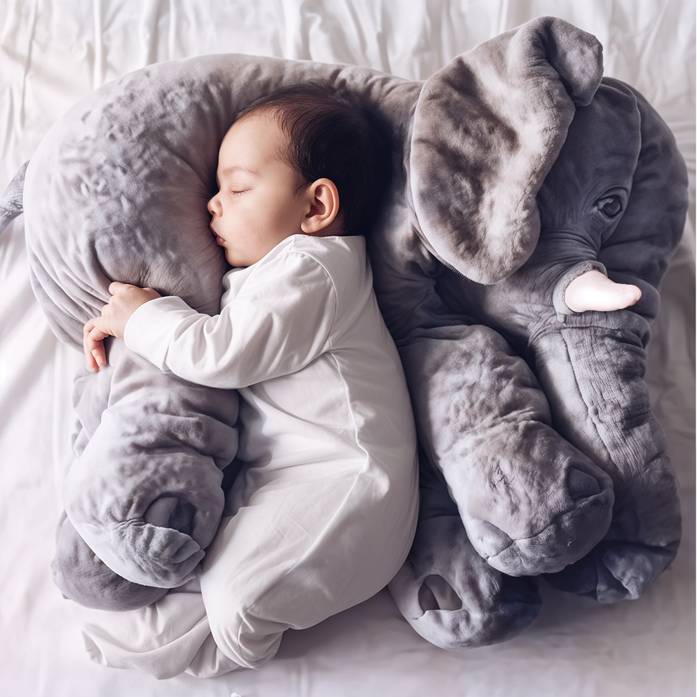 SnugPhant Elefant Kramme Pude Til Babyer Og Småbørn