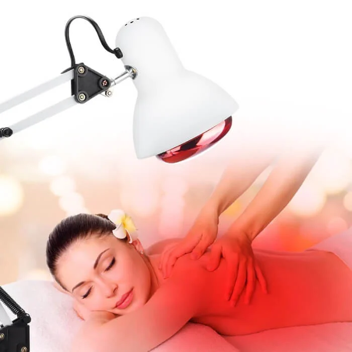 NovaRay Rødt Lys Terapi Lampe med Infrarød Varme på Tripod Stativ