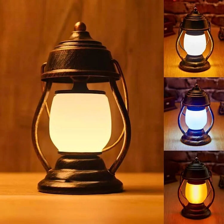 FlameGlow - Opladbare Camping LED Lanterne