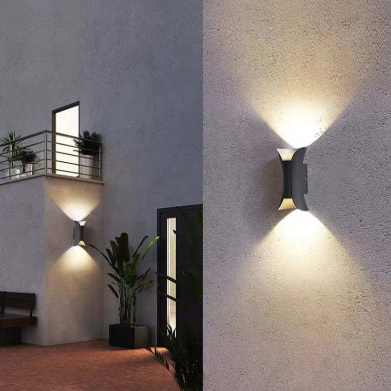 Arcora Curve Udendørs Væglampe Med LED IP65 Fastmonteret