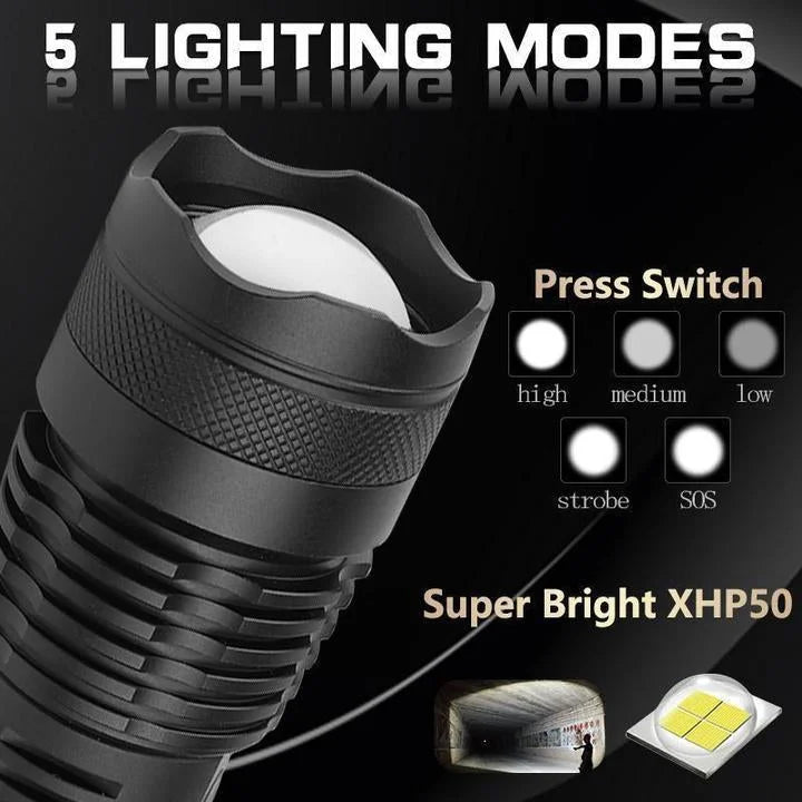 Kraftfulde 90000 Lumens LED-lommelygter – Den bedste lommelygte til ethvert eventyr