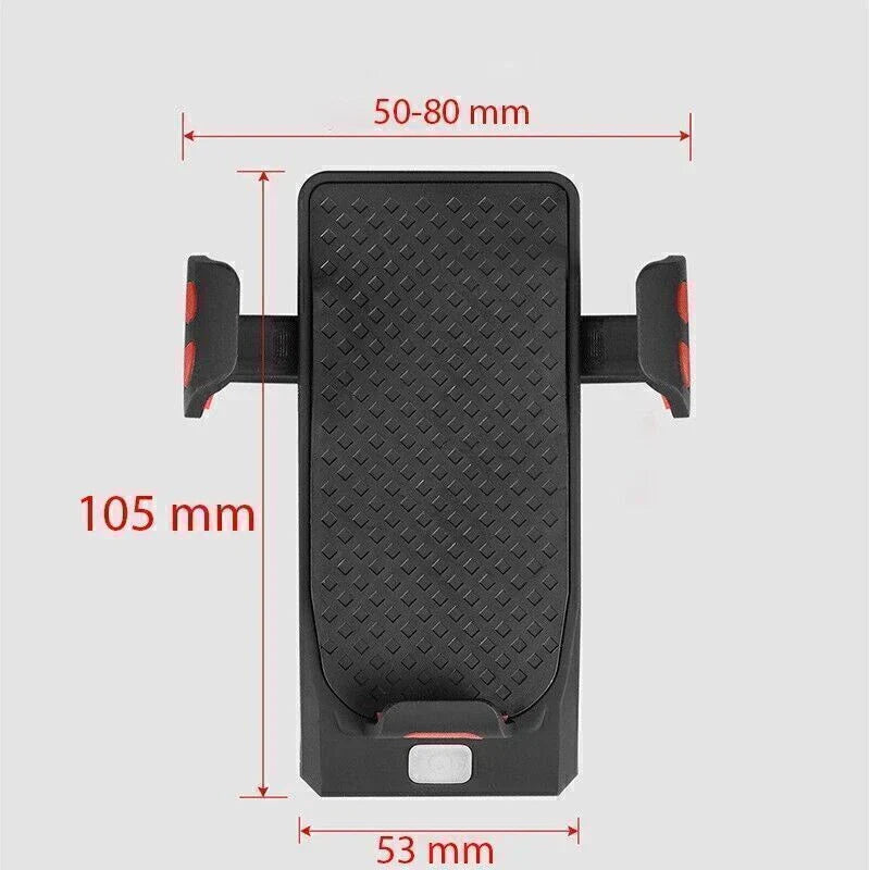 Cykellygte med telefonholder & powerbank | Cykelbelysning foran | PowerRide