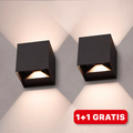 LED-terning væglamper | 1+1 Gratis
