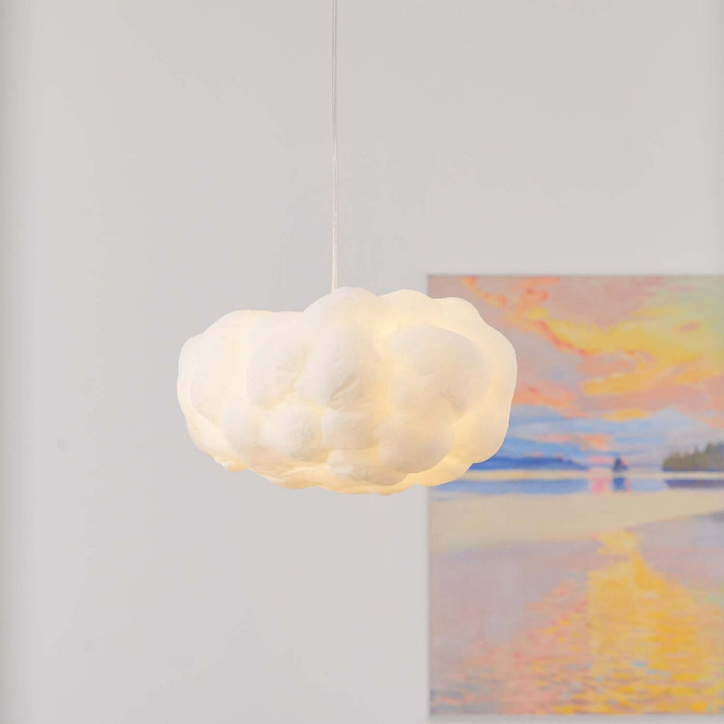 DreamGlow – Skyformet Pendellampe for Blødt Diffust Lys