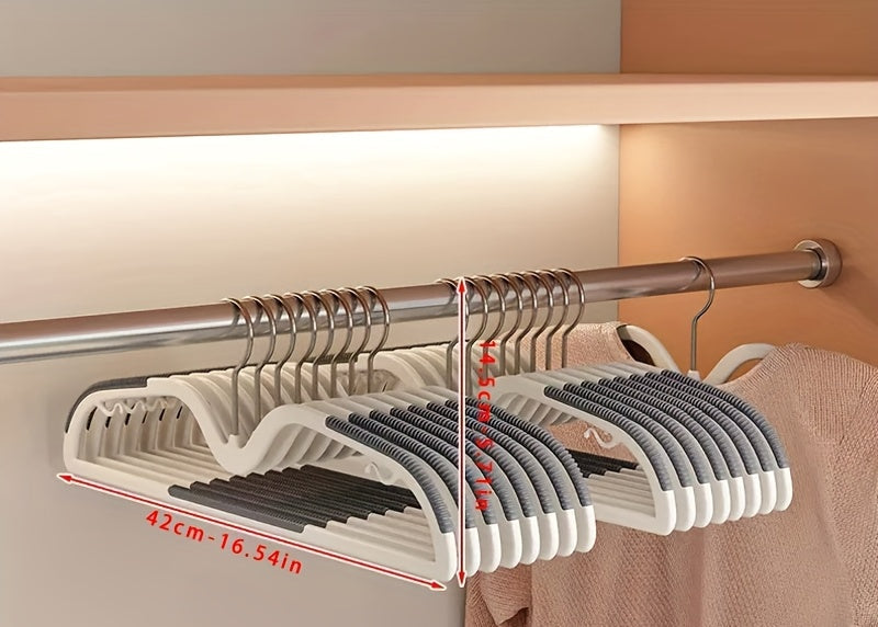 Pladsbesparende Kort Hals Hanger – Skridsikker og Drejelig