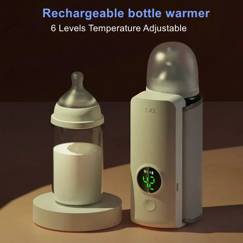 Bærbar babyflaskevarmer med temperaturkontrol – WarmEase