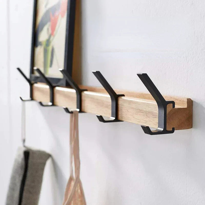Garderobe Krog | Moderne Garderobe Stang | Væghængt Garderobe i Træ | NordHaken