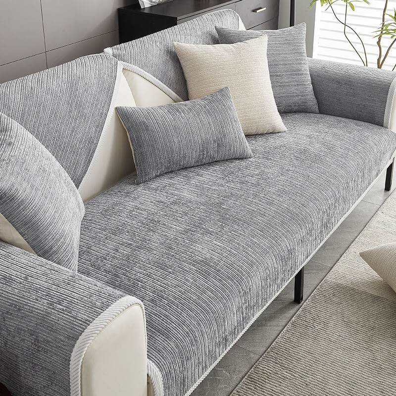 HomeGuard – Sofaovertræk Chenille kradsefast – Stilfuld & holdbar