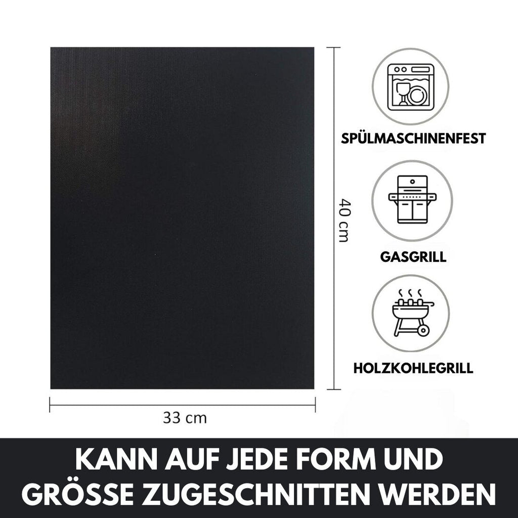 Grillmatte til grill | Genanvendelige Non-stick BBQ grillmatte (5 stk.) | Grillara