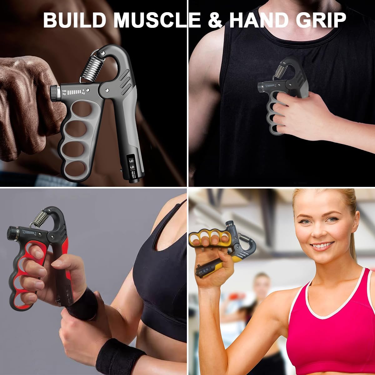 Underarms træner | Håndtræner | Grebsstyrke træner op til 100 kg | StahlGrip