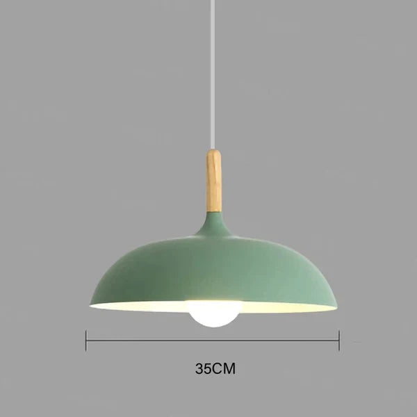 NordOak – LED Loftlampe i egetræ skandinavisk – Moderne & holdbar